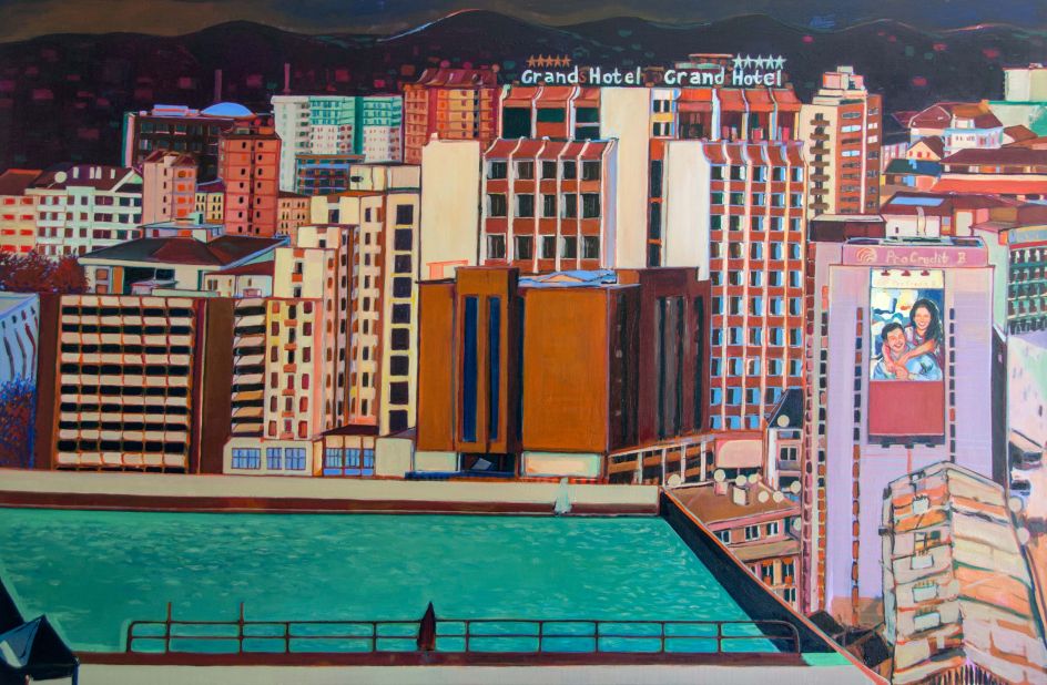 City, 2020 © Corn Shuk Mei Ho, from the series Night Swims 2020