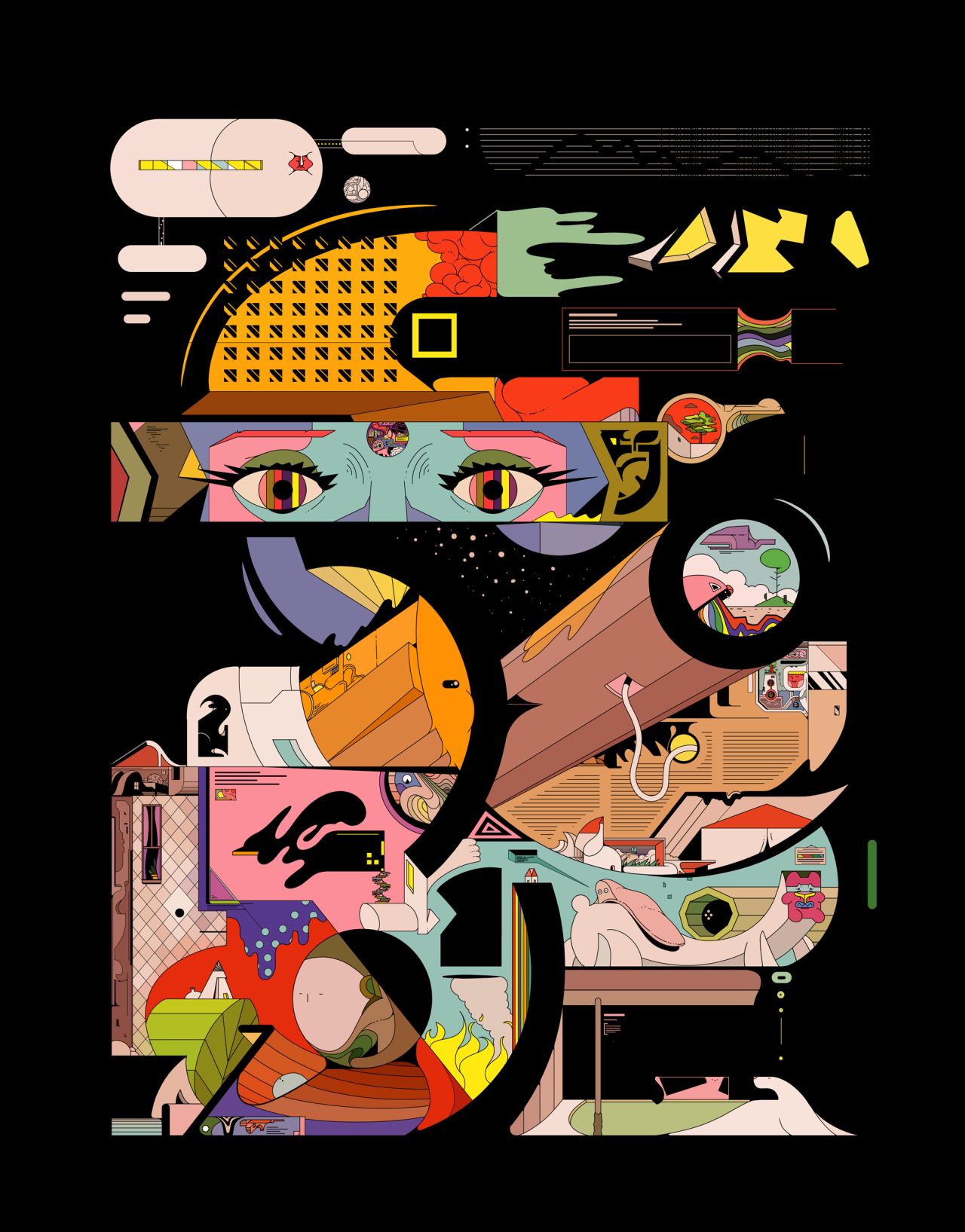 From the series, Gibberish #24 © Ori Toor