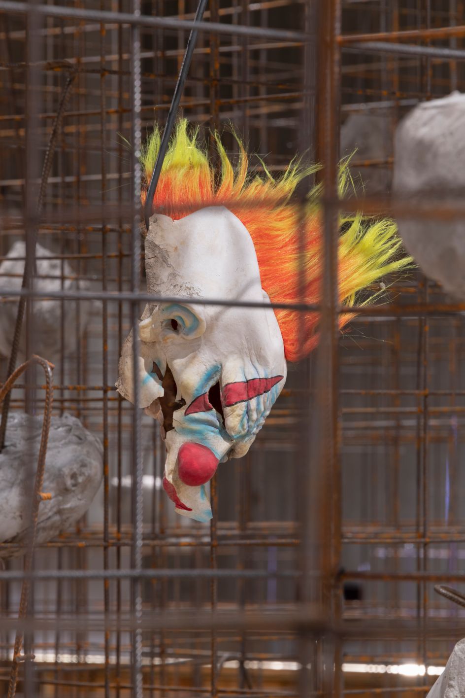 Installation view of Mike Nelson, Studio Apparatus for Kunsthalle Münster - A Thematic Instalment Observing the Calendrical Celebration of its Inception, 2014. Photo: Matt Greenwood. Courtesy the artist and the Hayward Gallery