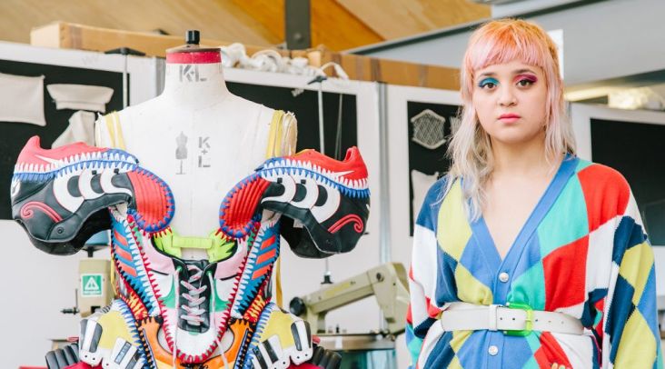 Paolina Russo, BA Fashion Knitwear. Image courtesy of MullenLowe