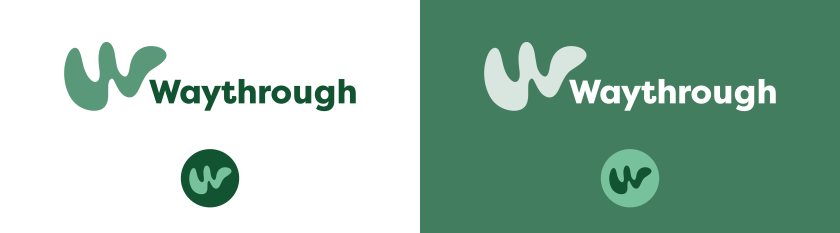 Brand Ethos and Becolourful design identity for new charity Waythrough