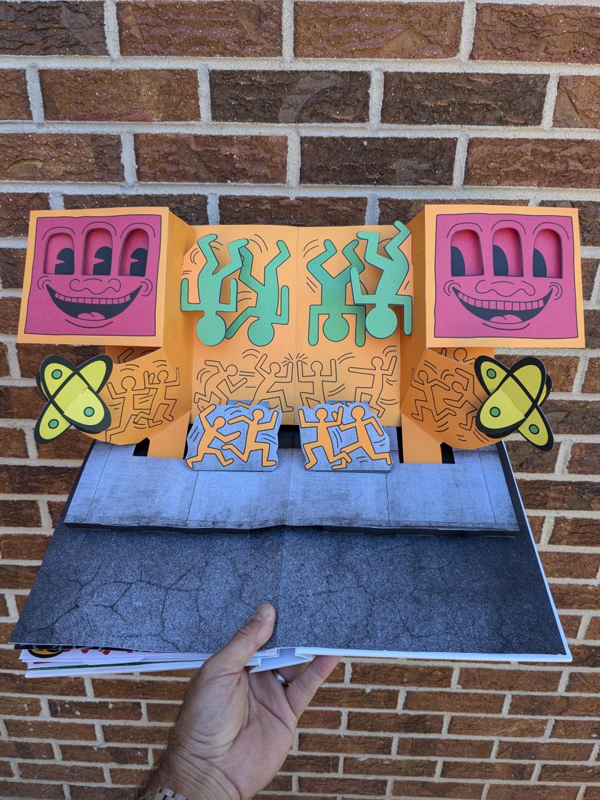 Keith Haring's iconic art is brought to life in a new pop-up book