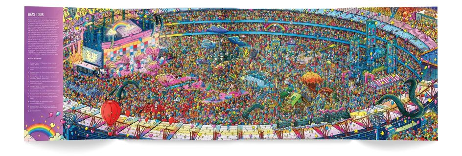 The astonishing Eras Tour gatefold illustration.