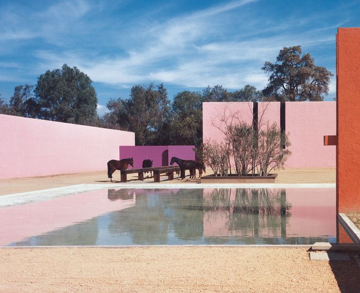 San Cristóbal Stables, Mexico City, Mexico, 1968, Luis Barragán. Picture credit: © 2011 Barragan Foundation, Birsfelden, Switzerland / ProLitteris / DACS. Photograph by Armando Salas Portugal