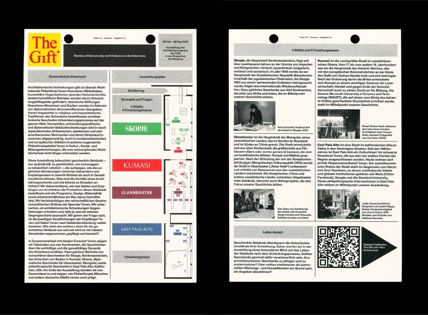 WVH designs exhibition that explores generosity and violence in architecture