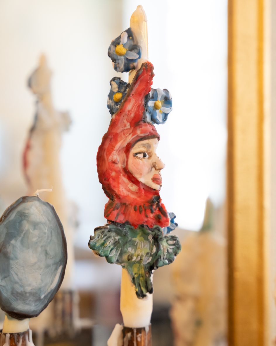 Installation from  The Cat Wife exhibition at Salon 21, 2024, New York. Photography: Colin Savercool