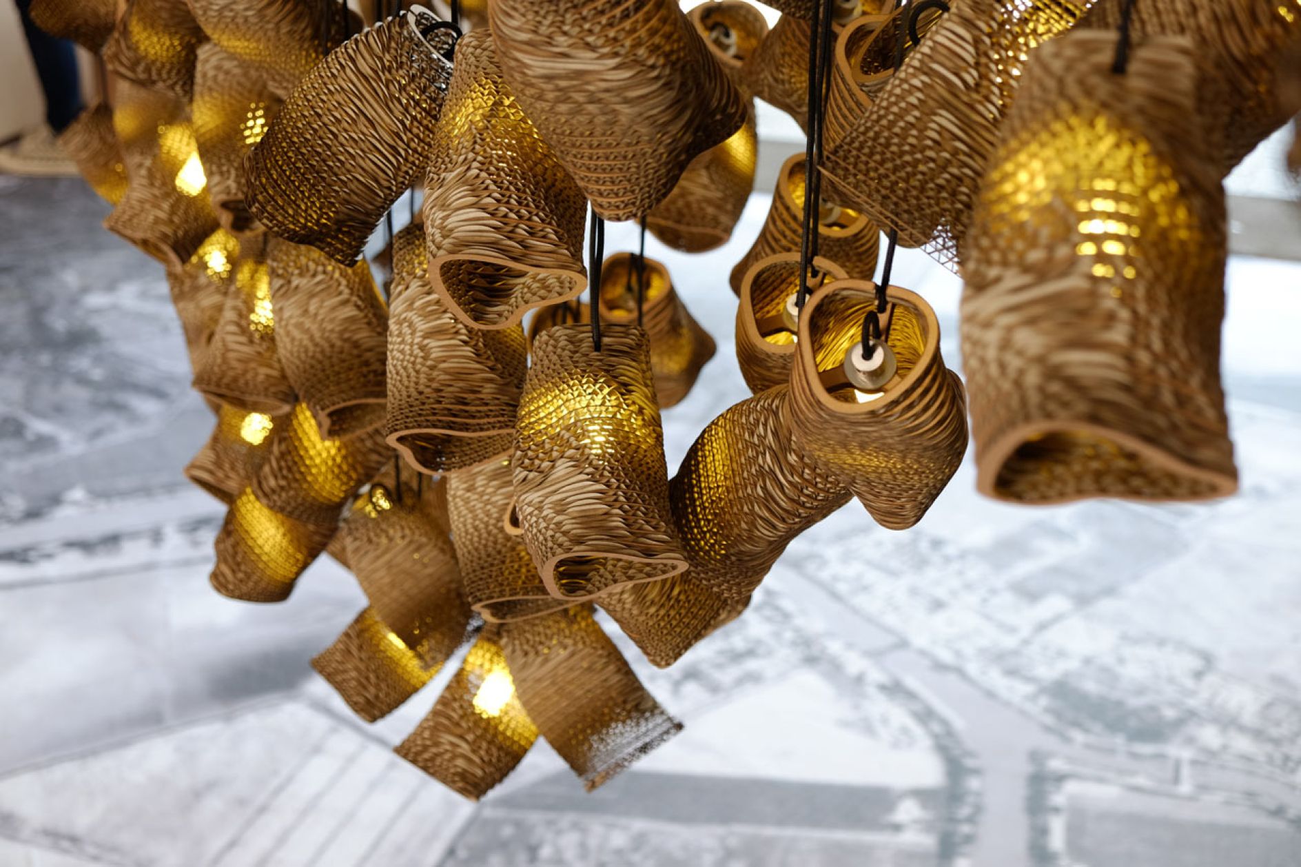 Murmurations: Artists pay homage to flocking birds with cardboard light ...