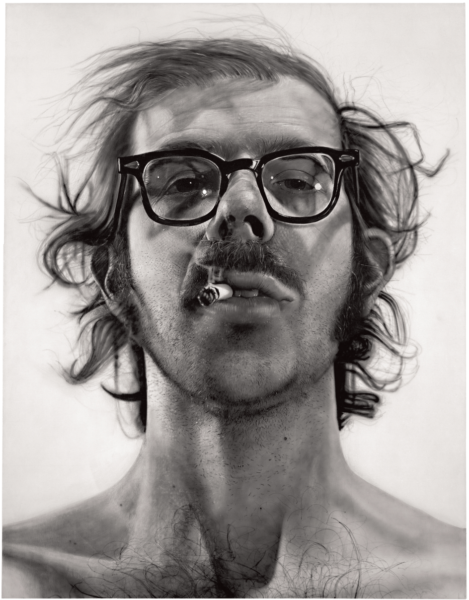 Chuck Close Big Self-Portrait 1967-1968  © Chuck Close, courtesy Pace Gallery