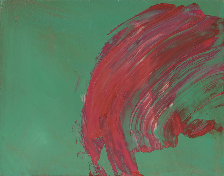 Howard Hodgkin Over to You, 2015–17 Oil on wood, 24.8 x 31.4cm | Credit: © Howard Hodgkin Courtesy the artist and Gagosian