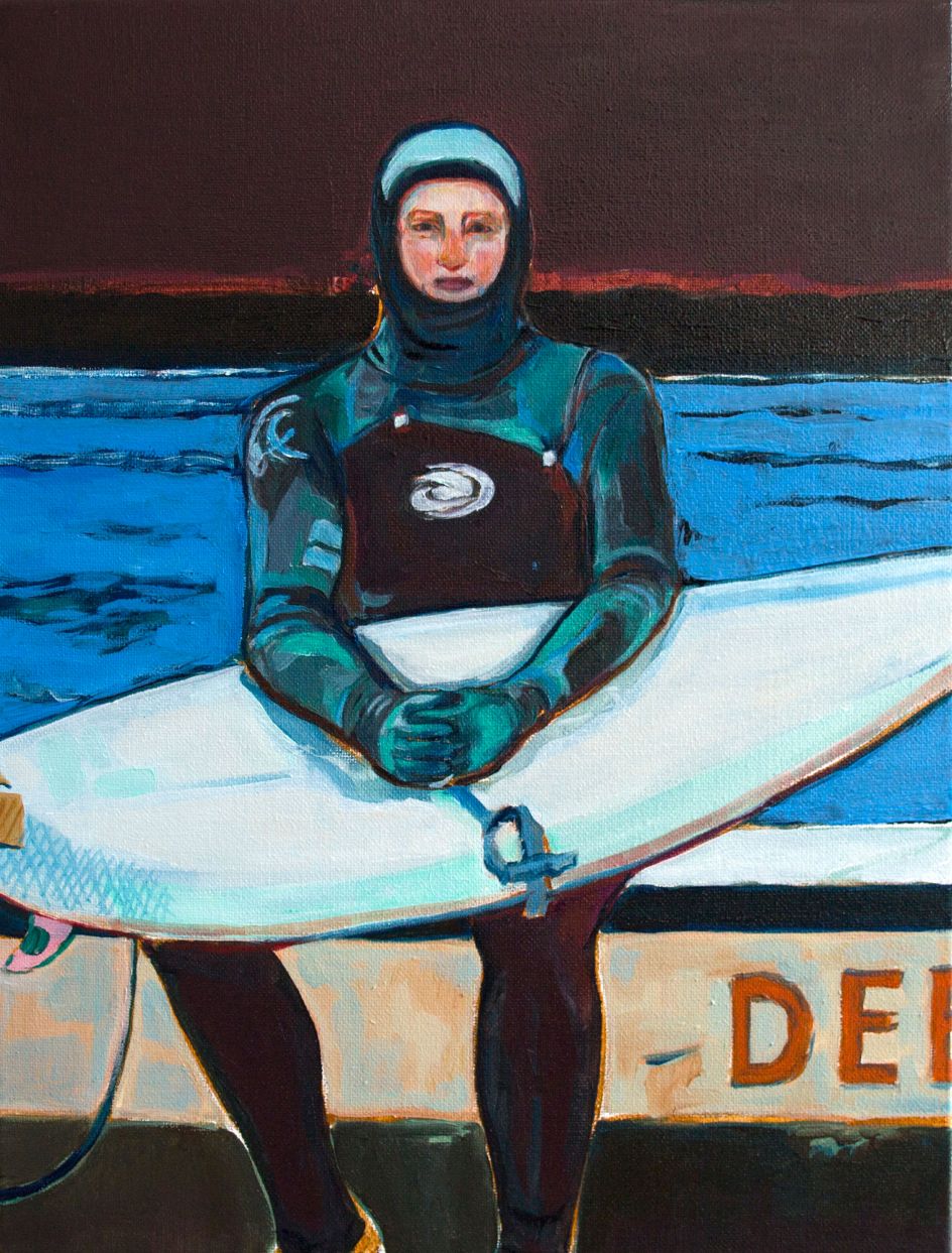 Night Surfers, 2020 © Corn Shuk Mei Ho, from the series Night Swims 2020