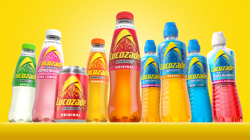 Lucozade launches its biggest redesign in nearly 100 years