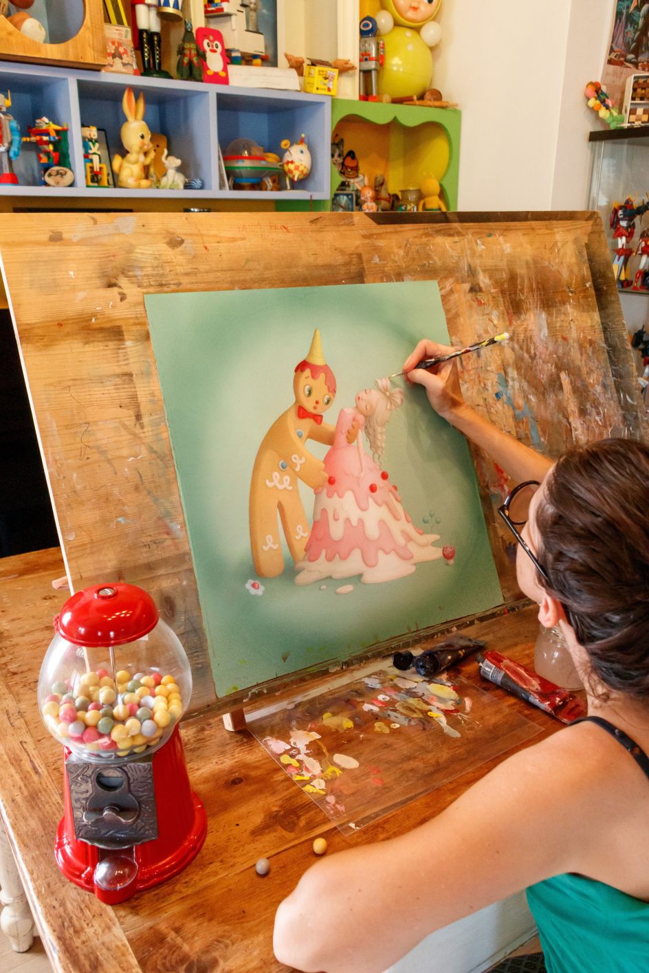 Nicoletta Ceccoli's childlike paintings are a delectable balance