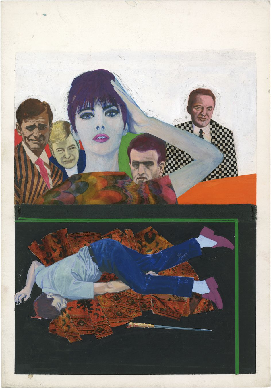 Gianluigi Coppola, The Case of the Curious Bride, 1966, mixed media, copyright Lever Gallery