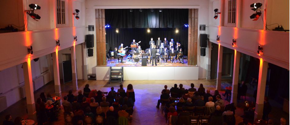 A variety of musical events take place at the Centralpalast (A festival, dance and cultural hall). Photo by Andreas Schmidt