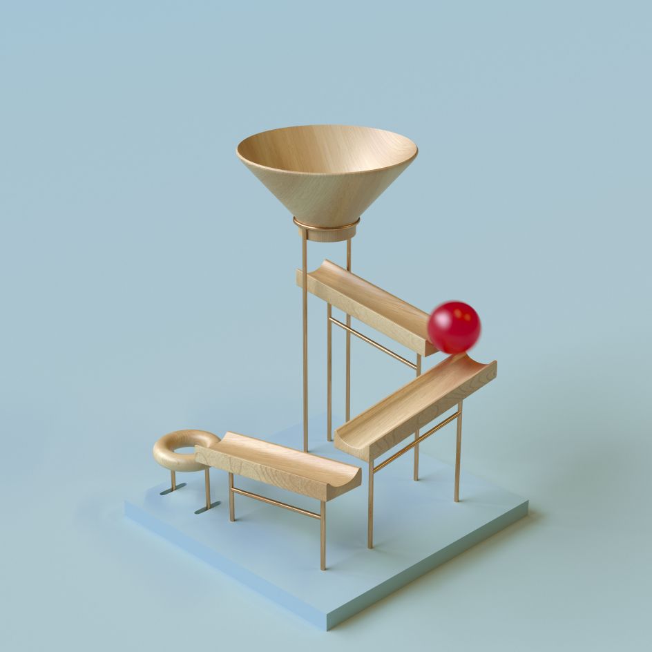 Red Series 3D Animation Loops by Valentin Heinrich. Winner in the Movie, Video and Animation Design Category, 2018-2019.