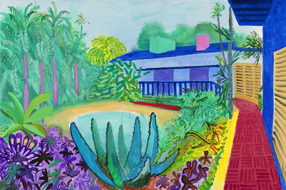 David Hockney – Garden, 2015. © David Hockney  Photo Credit: Richard Schmidt