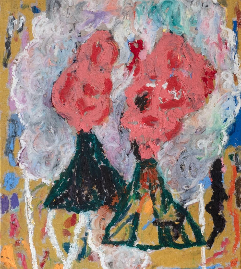 Ring Of Fire Participants, Oil pastel on cardboard, 22 x 19cm © Francisco Mendes Moreira