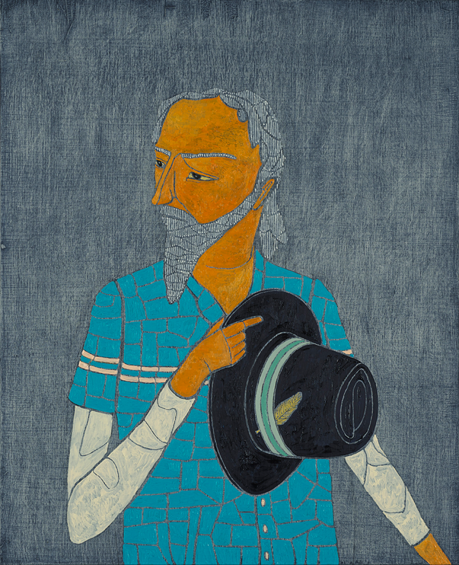 Campesino (with Despair in His Soul), 2017 © Stephen Chambers, photography by SCS. Image courtesy The Heong Gallery