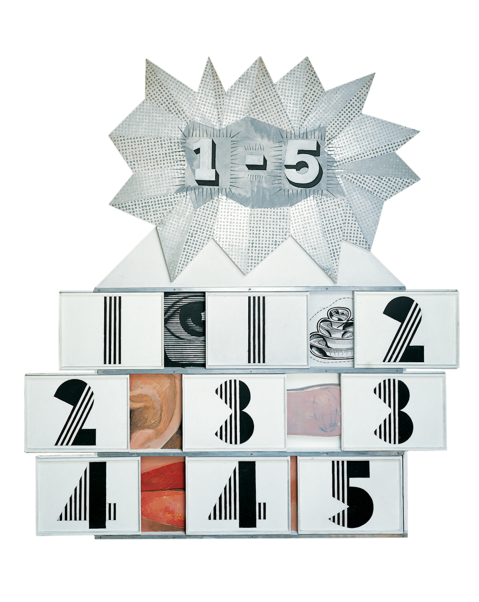 DACS 2018 Joe Tilson, 1 - 5 T he Senses, 1963, mixed media, Pallant House Gallery (Wils on Loan, 2006) © Joe Tilson