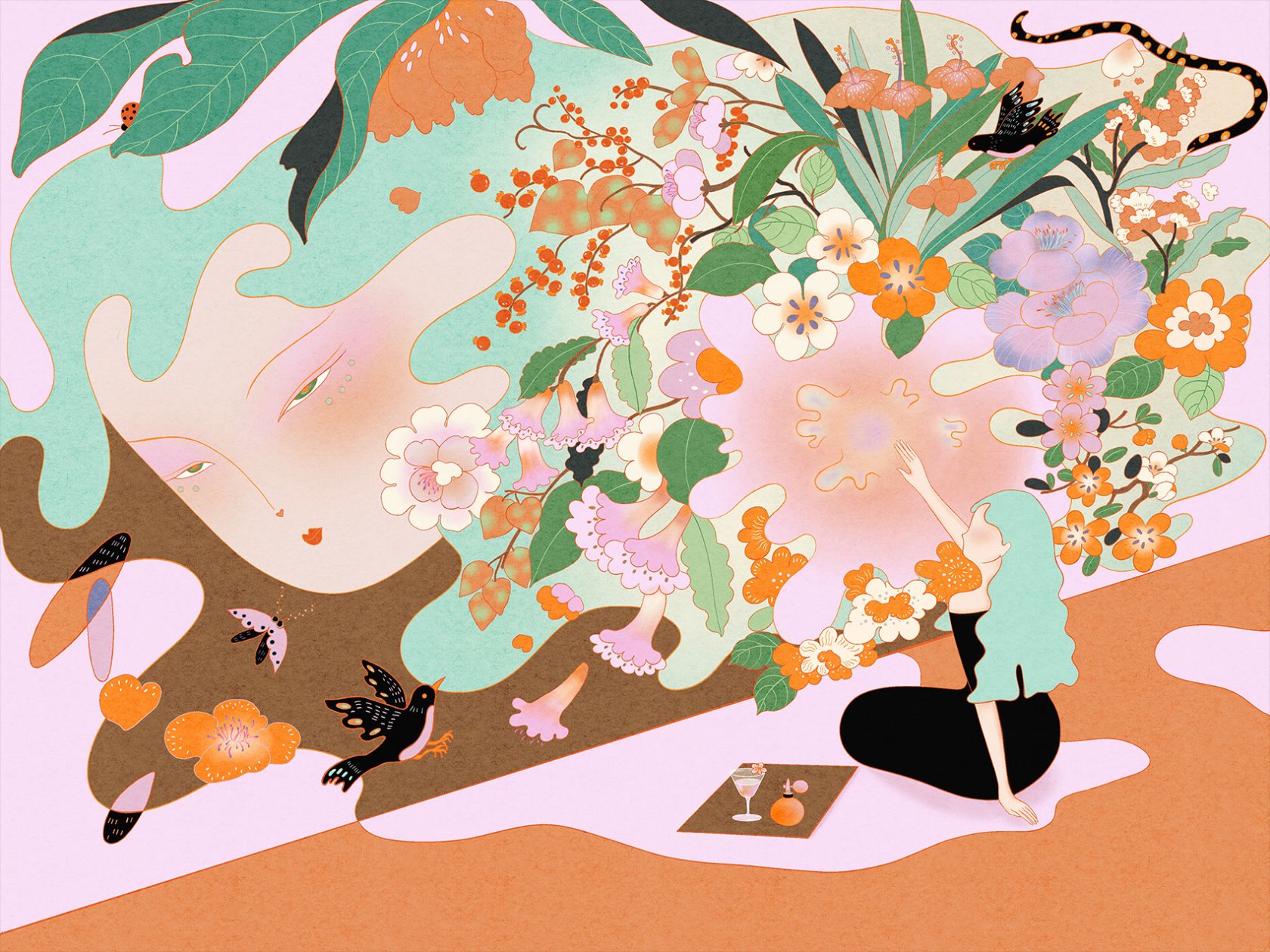 Эфирное объятие.