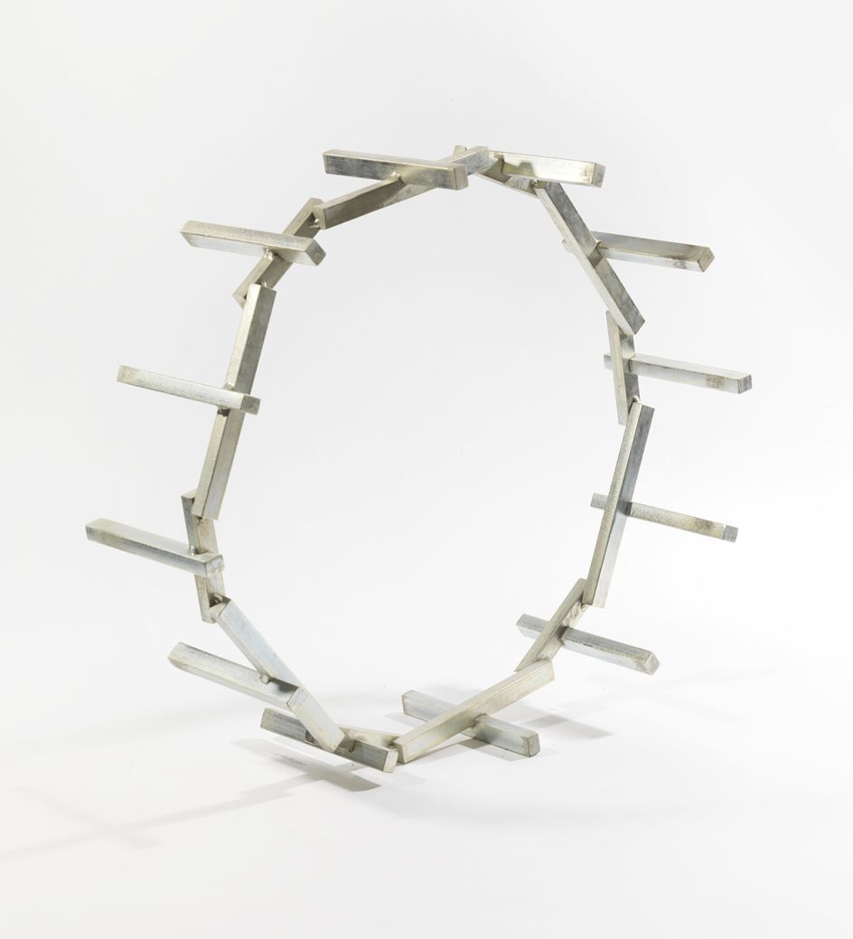 Circular Steel Sculpture No.1, 1974, Mild steel & zinc coated steel, Unique, 185 x 279 x 1432 cm