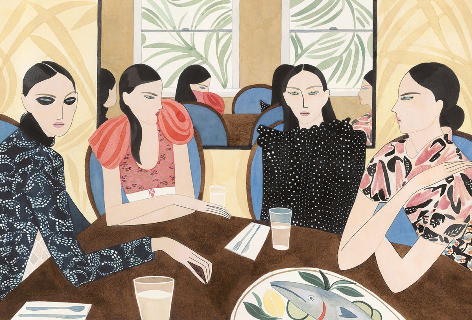 At the dinner table: DRIES VAN NOTEN, PRADA, VETEMENTS, DIOR