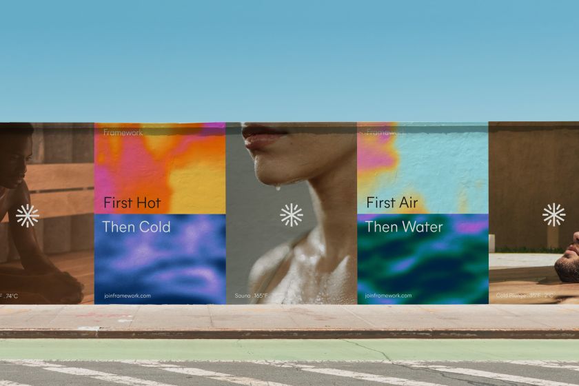 Steam meets ice in Franklyn's branding for unusual new sauna startup