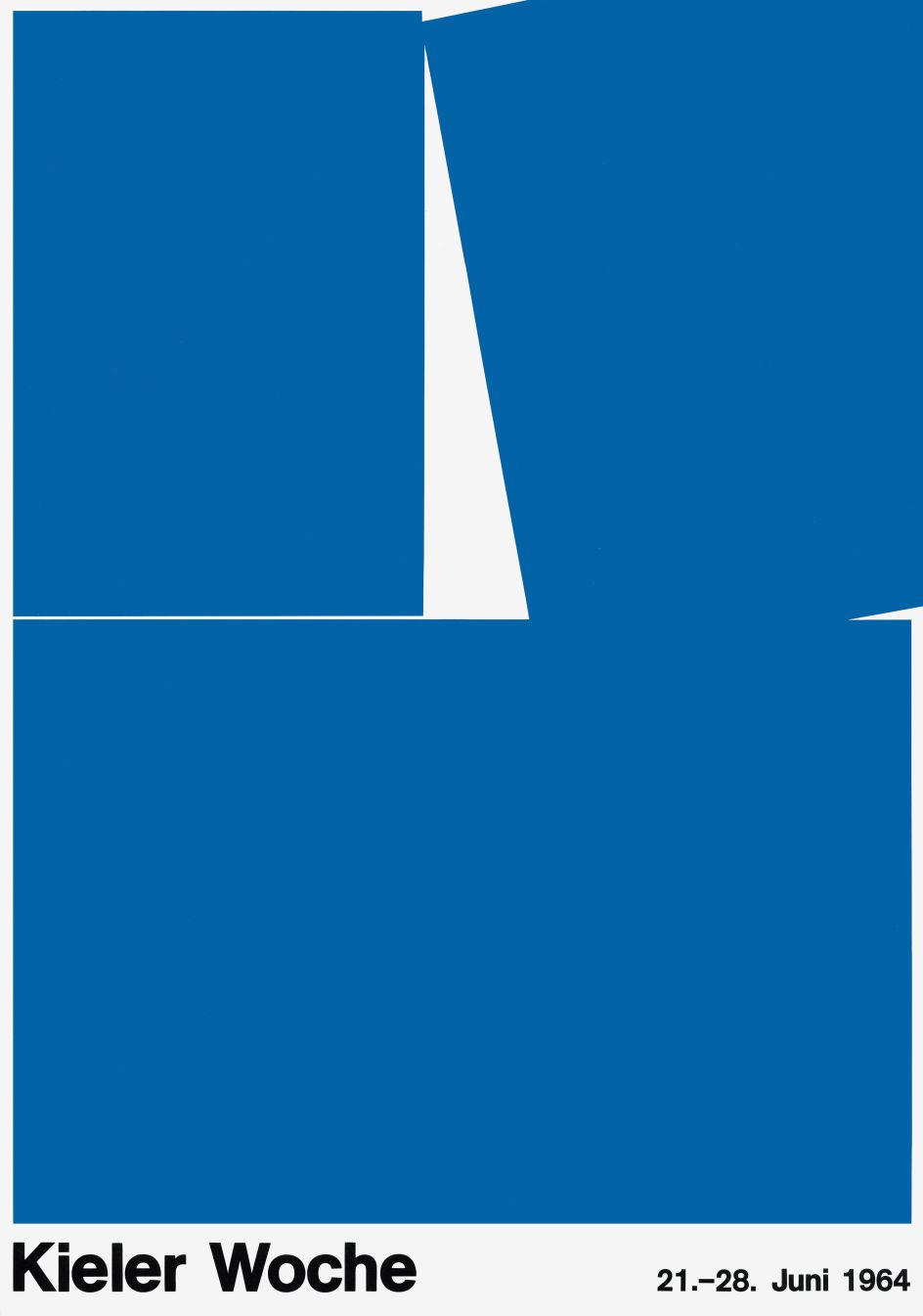 Kieler Woche, poster, Germany, 1964 Design: Hans Hillmann (Germany)