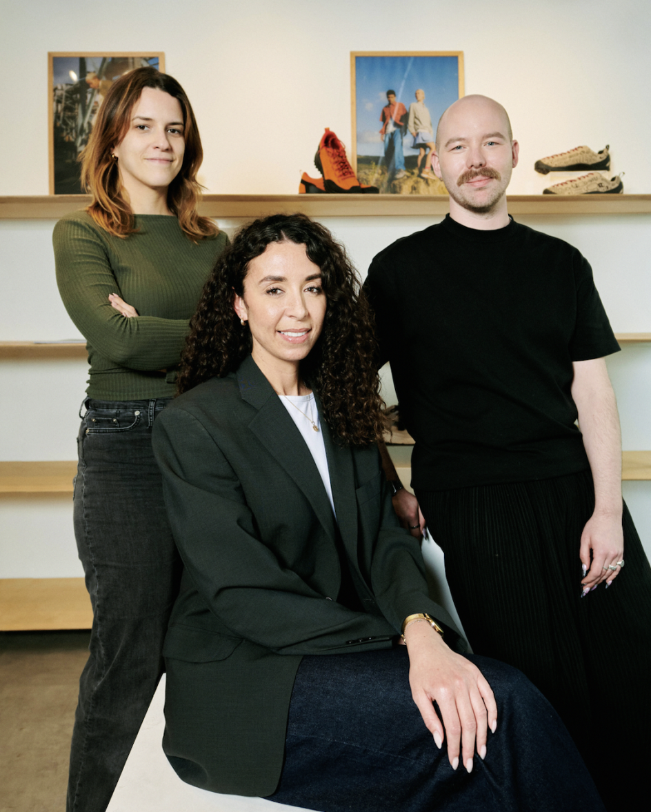 L-r: Louise Sidey, Rachael Robertson and Ben Harris Ho