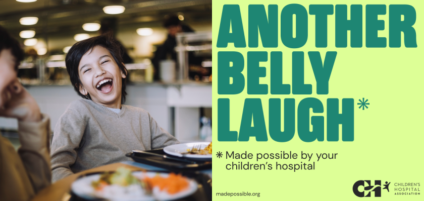 Team puts a positive twist on Children’s Hospital Association campaign