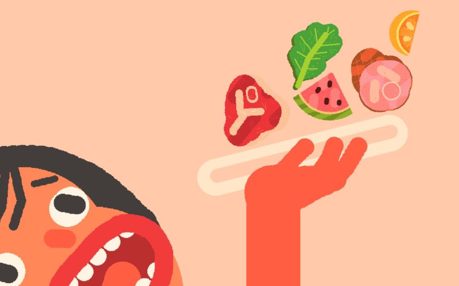 Playable on smartphones are two prototype mini-games from Consume Me by designer Jenny Jiao Hsia. Image: Jenny Jiao Hsia