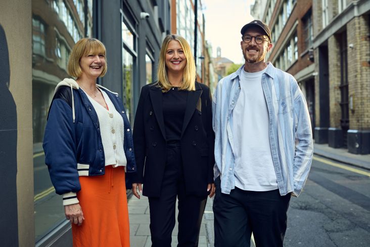 L-R Jos Ingram, Kate Howarth and Paul Dazeley