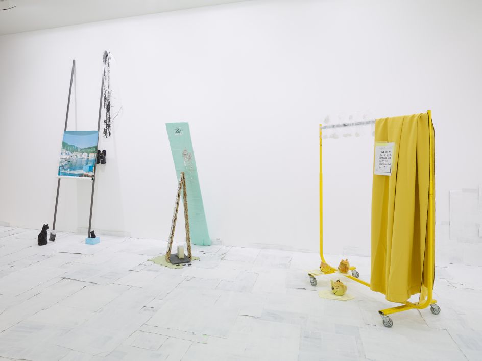 Sophie Jung, Come Fresh Hell or Fresh Hell Water, Installation View, 2017, Courtesy the artist and BlainSouthern, Photo Peter Mallet