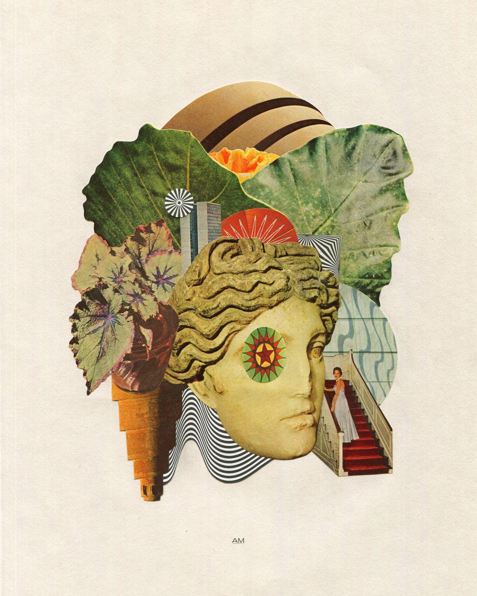 Andrew McGranahan's surreal & psychedelic collage art crafted from vintage  magazines