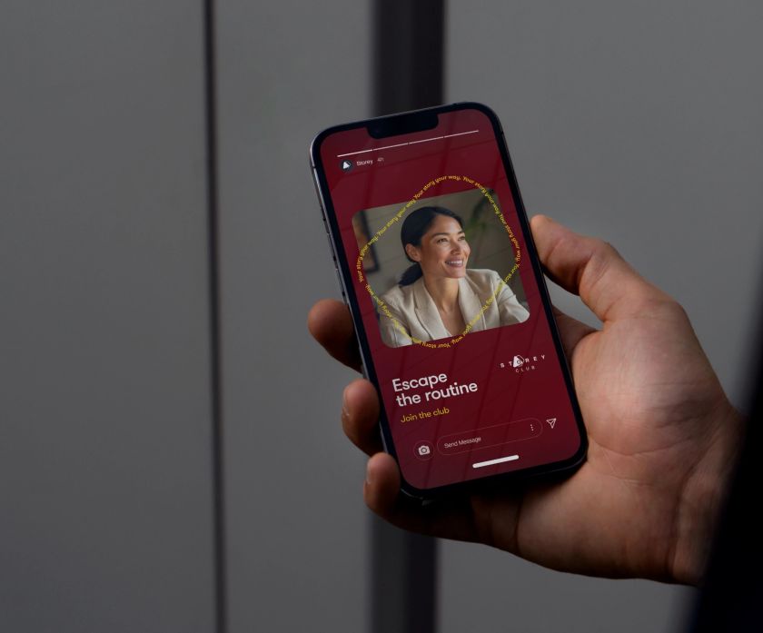 DixonBaxi designs tangram-inspired identity for Storey co-working spaces