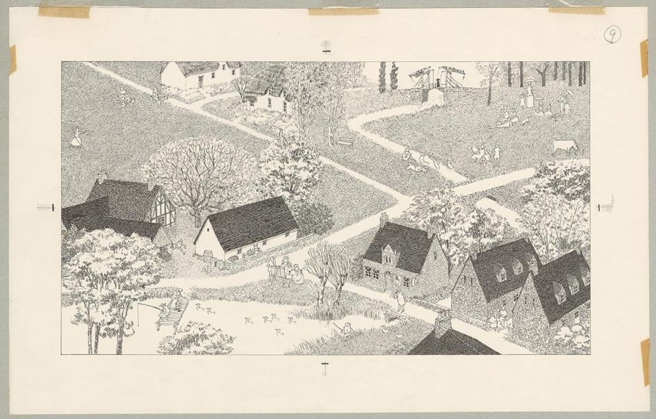 Pages 20&21 from 'Anno's Journey' (Courtesy of Anno Art Museum, Tsuwano)