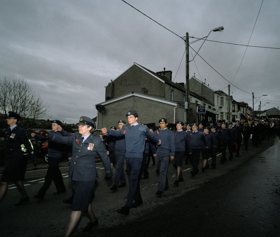 Remembrance Day, Nantyglo. © Sebastian Bruno
