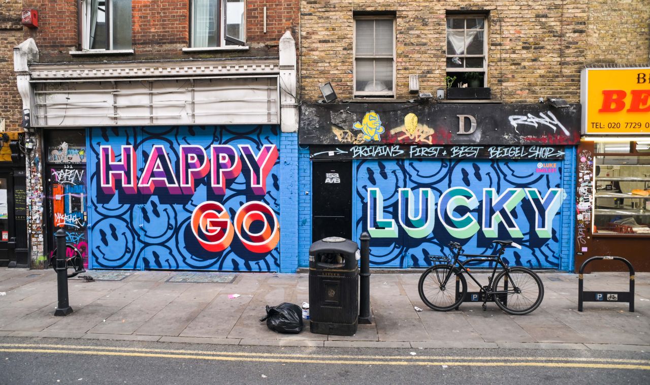 Luke Smile, London Mural Festival - 151 Brick Lane, Shoreditch, E1 6SB