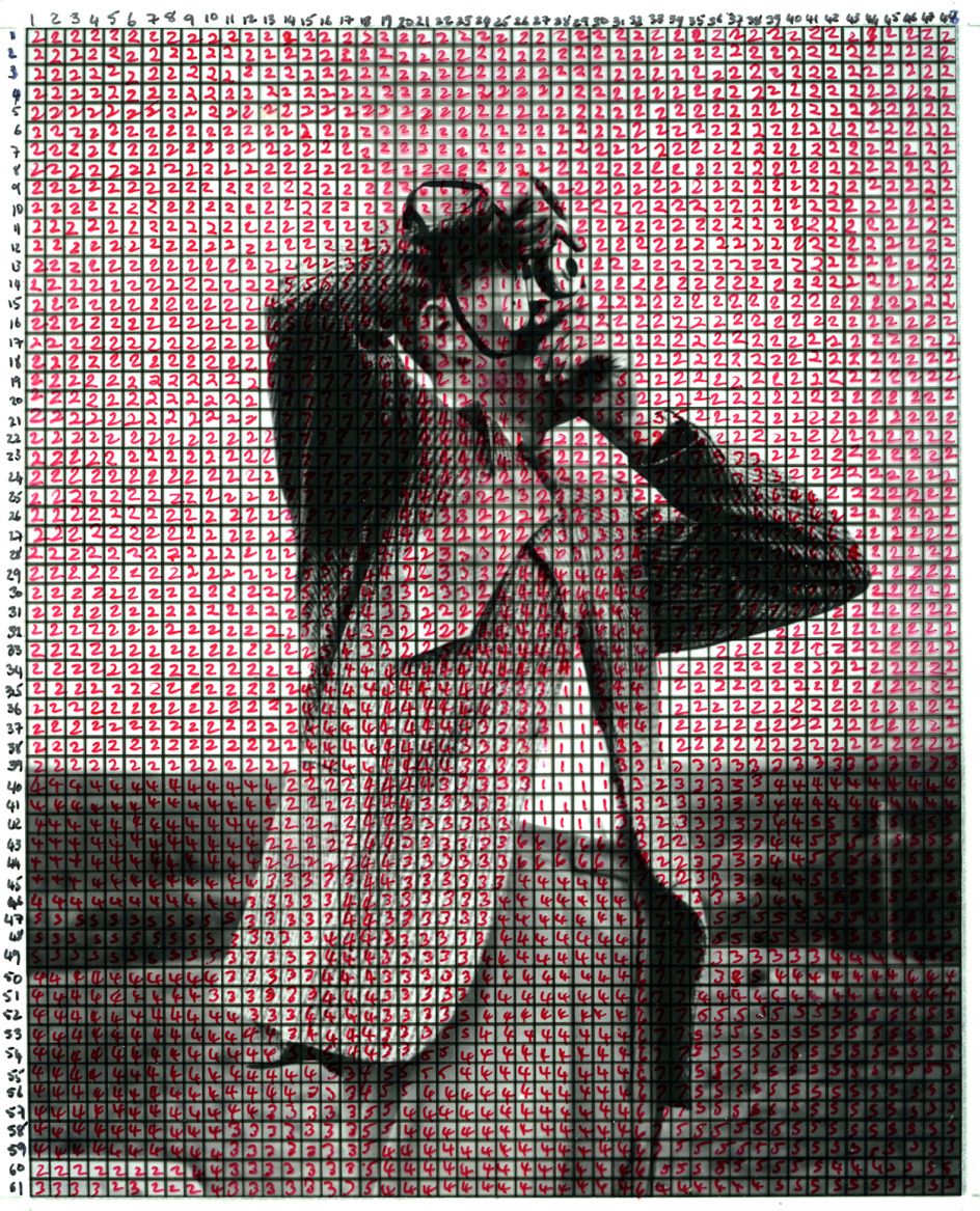 Clare Strand The Discrete Channel with Noise: Information Source #3 (2017 - 2018) © Clare Strand