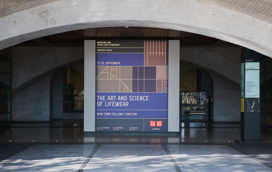 UNIQLO LifeWear at Somerset House, designed by Pentagram