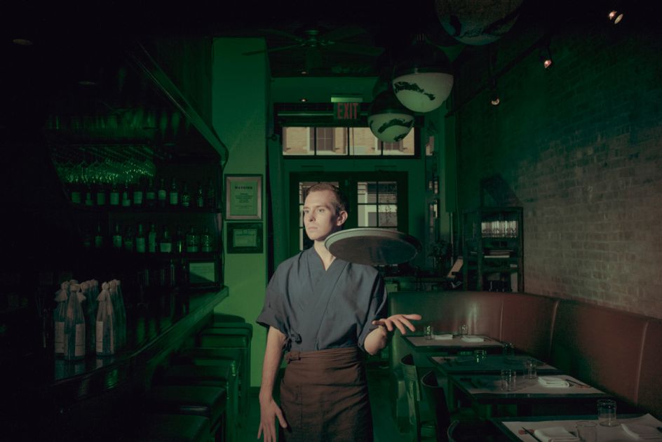 Zach Wachter, actor & waiter at a Tribeca Japanese restaurant