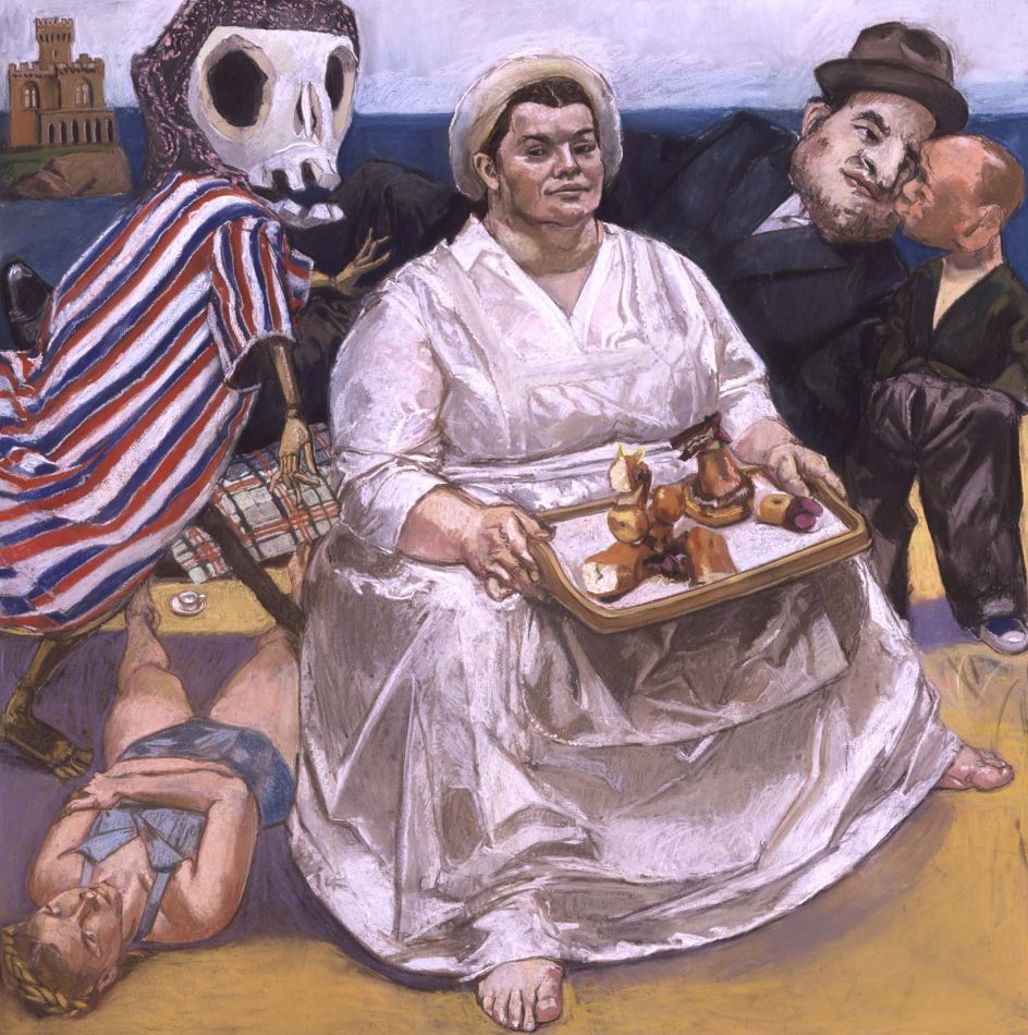 Paula REGO (b. 1935) The Cake Woman, 2004 Pastel on paper mounted on aluminium, 150 x 150 cm Collection: Private Collection © Paula Rego, courtesy of Marlborough, New York and London