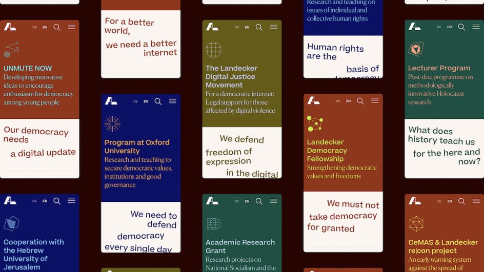 Studio Output, Alfred Landecker Foundation branding