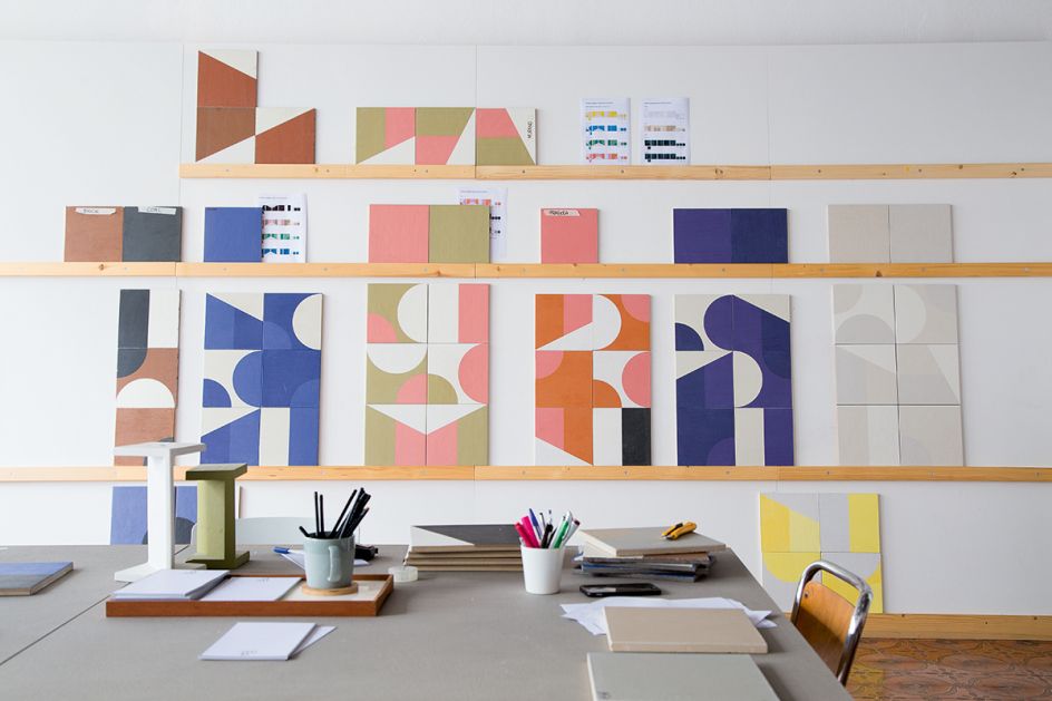 Puzzle prototypes, Mutina headquarters, Fiorano, Italy, 2015. Picture credit: Matteo Pastorio