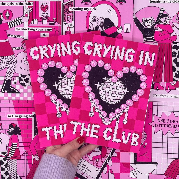 Crying in The Club, a zine by [Eva Malley](https://evamalley.com/)