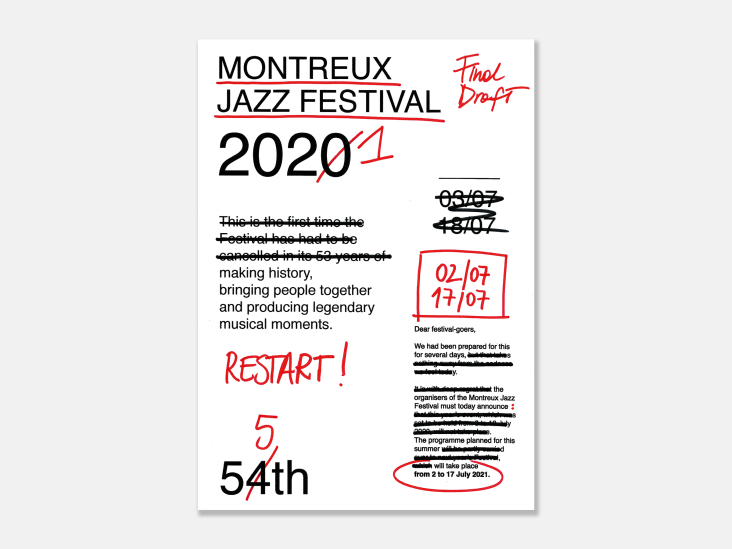 Valeria Pernice, winner of this year's Montreux Jazz Festival poster contest