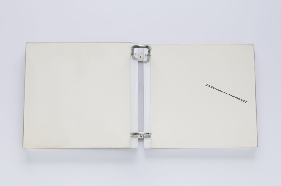 © Mira Schendel – Untitled, 1971. Letraset on paper