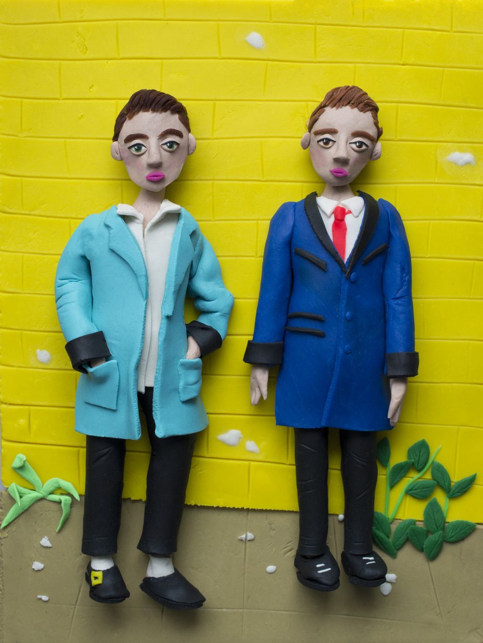 Original photograph: [Southend, England 1977](http://pro.magnumphotos.com/C.aspx?VP3=SearchResult&VBID=2K1HZO6BUTLB2J&SMLS=1&RW=1197&RH=579). From ‘The Teds’ by Chris Steele-Perkins rendered in Play-Doh by Eleanor Macnair © Eleanor Macnair