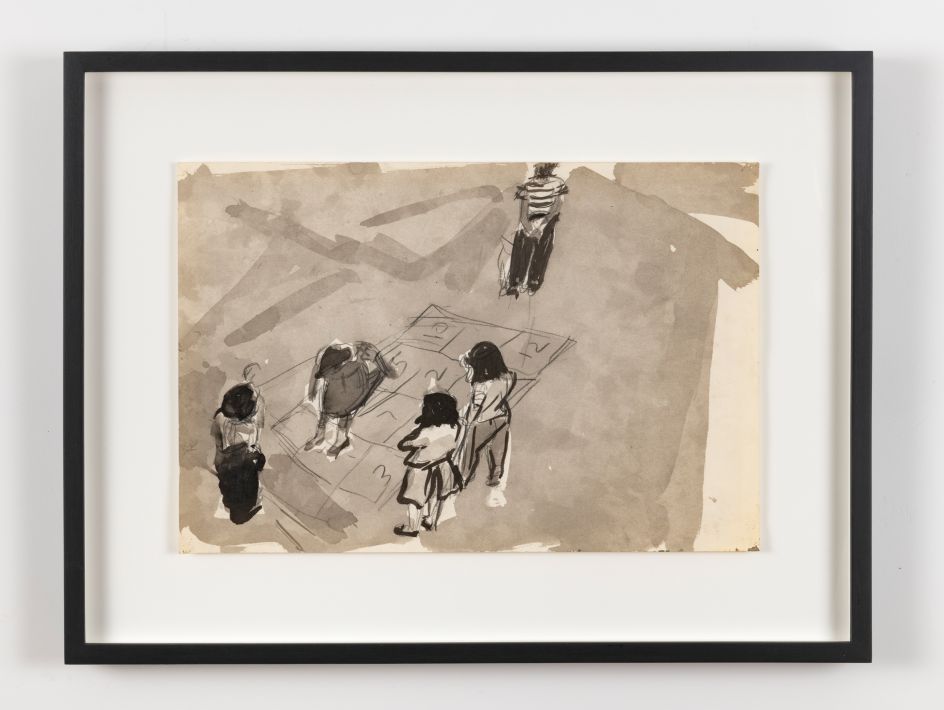 Untitled (Children Playing After Thomas Ellis Photograph, 1981 © Darrel Ellis. Courtesy of Candice Madey, New York