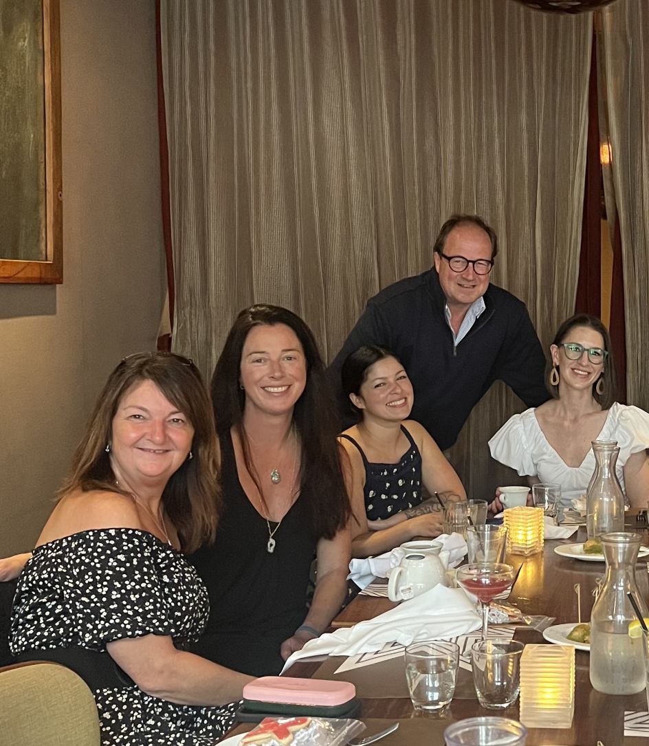 Most of the US team at IllustrationX, from left to right: Sarah Hodder, Stacey Endress, Briana Kranz, Harry Lyon-Smith and Lauren Ashleigh